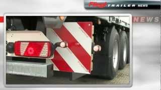 Fliegl Trailer News: Baustahlmattentrailer mit Vario Rungensystem