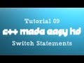 C++ Made Easy HD Tutorial 9 - Switch Statements