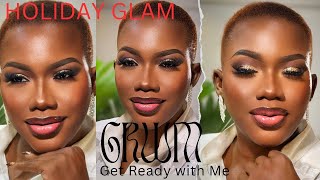 Get READY WITH ME for a GLAMOROUS Holiday Makeup look!