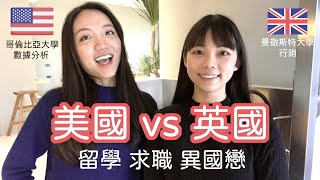 美國 vs 英國：留學 求職 生活大公開｜ft. 美國紐約哥倫比亞大學數據分析師 Vivienne