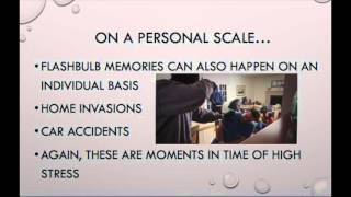Flashbulb Memory - PSY101