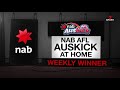 Round 4 NAB AFL Auskick at Home Nominee: Hudson Paladino from South Morang in Victoria