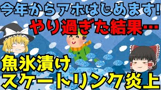 【魚氷漬けスケートリンク炎上騒動】ゆっくり解説【あのニュースは今】