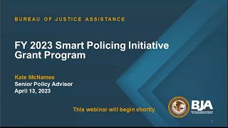 FY 2023 Smart Policing Initiative Grant Program
