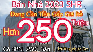 💥CHÍNH CHỦ CẦN BÁN NHÀ MT NHỰA XEM NHÀ TẠI NGÃ 3GIÒNG CẦU LỚN HÓC MÔN GIÁ RẺ HƠN 250 TRIỆU Ở NGAY