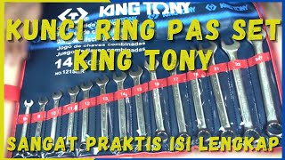 KING TONY KUNCI SET RING PAS | SANGAT PRAKTIS ISI LENGKAP