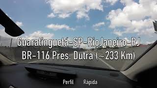 Guaratinguetá - SP - Niterói - RJ(BR-116 Dutra / RJ-071 - Linha Vermelha / BR-101 Ponte Rio-Niterói)