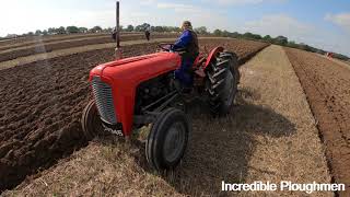 1958 Massey Ferguson 35 2.3 Litre 4-Cyl Diesel Tractor (34 HP) with Plough