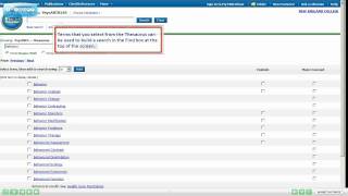 EBSCOhost PsycArticlesThesaurus