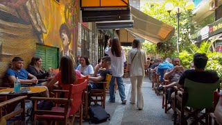 Walk from Exarchia to Kolonaki in Athens, Greece