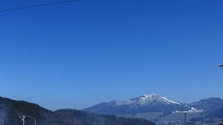 とある山と空のタイムラプス動画 2022年4月5日