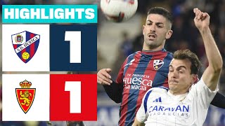 SD HUESCA 1 - 1 REAL ZARAGOZA I RESUMEN LALIGA HYPERMOTION