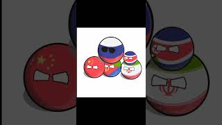 Eritrea Vs Ethiopia #countryballs #shorts