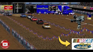 Nascar Racing 2003: Motocross Racing in Cup Cars at GNC Carnival Stuntroad!!! (TV Perspective)