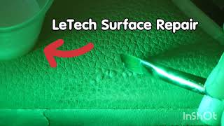 Ювелирное восстановление текстуры кожи с помощью состава Surface Repair или Light Filler #LeTech