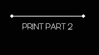 Quick Bytes - python print function (part 2 of 2)