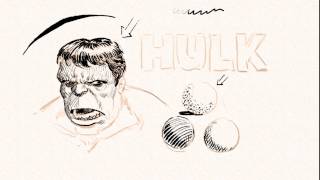 Cross-Hatching Demo (with The Hulk!)