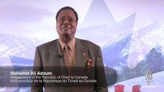 Republic of Chad Ambassador Wishes Canada a Happy 150th!