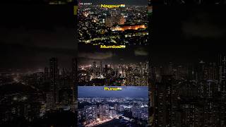 Mumbai🇮🇳 vs Pune🇮🇳 vs Nagpur🇮🇳 | Maharashtra Biggest Cities Skyscrapers View #mumbai #nagpur #pune