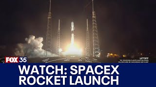 SpaceX launches Falcon 9 carrying OneWeb broadband communications satellites from Florida