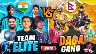 Ultimate Clash War | IND vs NEP | Elite vs Dada Gang - Garena Free Fire #totalgaming #gyangaming #dh