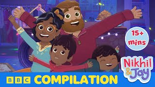 Nikhil & Jay: Family Fun | 15+ Compilation  | CBeebies