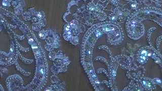 ***SOLD*** Fancy Beaded Medallions, Appliques \u0026 One Whole Wedding Dress For Sale