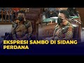 Ekspresi Ferdy Sambo di Sidang Perdana Pembunuhan Brigadir J di PN Jaksel