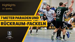 3. Liga: 7 Meter Paraden und Rückraum-Fackeln - die Highlights des 22. Spieltags | SDTV Handball