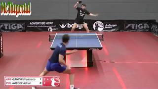 Table Tennis Challenger Series 2018 - Francisco Sanchi Vs Adrian Wiecek -