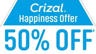 Crizal Lenses Happiness Offer | Buy One Get One Free 2021