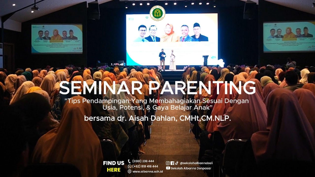 Seminar Parenting Bersama Dr Aisah Dahlan Chmt Cm Nlp Youtube