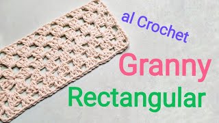 Granny Rectangular al Crochet