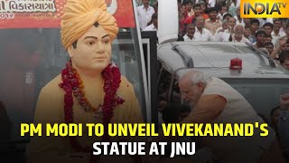 PM Narendra Modi To Unveil Statue Of Swami Vivekananda At JNU Campus Today | IndiaTV News