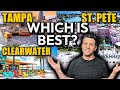 Tampa vs St Petersburg vs Clearwater | Which CITY IS BEST For You?