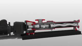 Progressing Cavity pump Diamond Series DN - industrial design animation