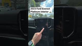 Inside the 2023 Ford Everest Platinum ✨