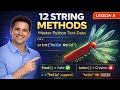 Python String Methods: 12 Essential Functions You MUST Know | Lesson 8 (2026)
