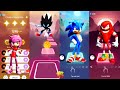 Tiles Hop Edm Rush!   Amy   Dark Sonic   Sonic The hedgehog   Knuckles #amy #sonicthehedgehog