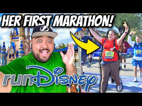 Chasing My Fiancée Around Disney World As She Runs Her First Marathon!
