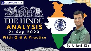 The Hindu Analysis | UPSC Current Affairs - #eduphoreias  #upsc #thehinduanalysis