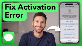 How To Fix iMessage Activation Error On iPhone