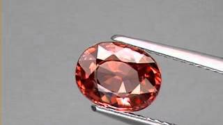 2.28Ct  Natural Peach Pink Zircon Tanzania Full Fire