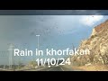 Way to khorfakan|light rain|beautiful weather@Arham Events Dubai