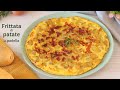 FRITTATA DI PATATE IN PADELLA VELOCE | easy potato omelette | Lorenzo in cucina