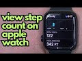 How to View Step Count on Apple Watch - Step by Step