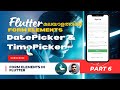 Flutter Form Elements | DatePicker and TimePicker  |മലയാളത്തിൽ  | #flutter #programming #malayalam