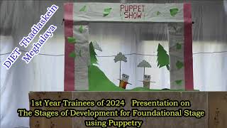 DIET Thadlaskein Puppetry show presented by 1st year trainees of 2024