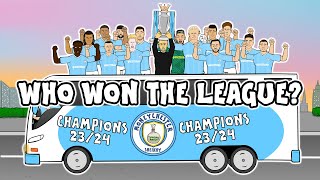 🏆MAN CITY CHAMPIONS!🏆 Four in a row! Who Won the League? City! City! 2023-2024
