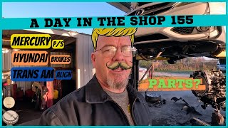 A DAY IN THE AUTO REPAIR SHOP 155, MERCURY, HYUNDAI, PONTIAC...STEERING, SUSPENSION, BRAKES...